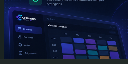 Chronos School AI - Vista de Horarios